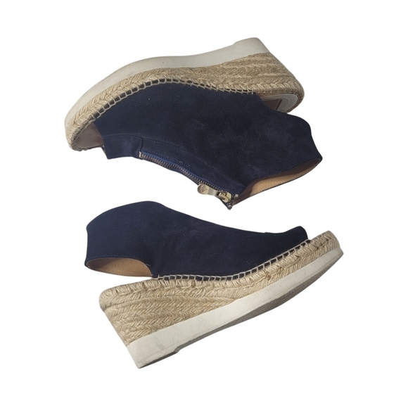 kanna Shoes - KANNA EMILY WEDGE SANDAL Navy Size 39